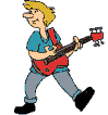 Gitarrist (animiertes gif)
